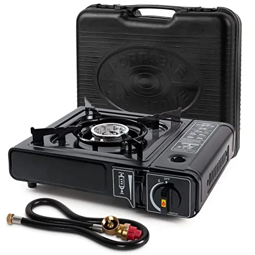 SHINESTAR Dual Fuel Portable Gas Stove for Propane & Butane