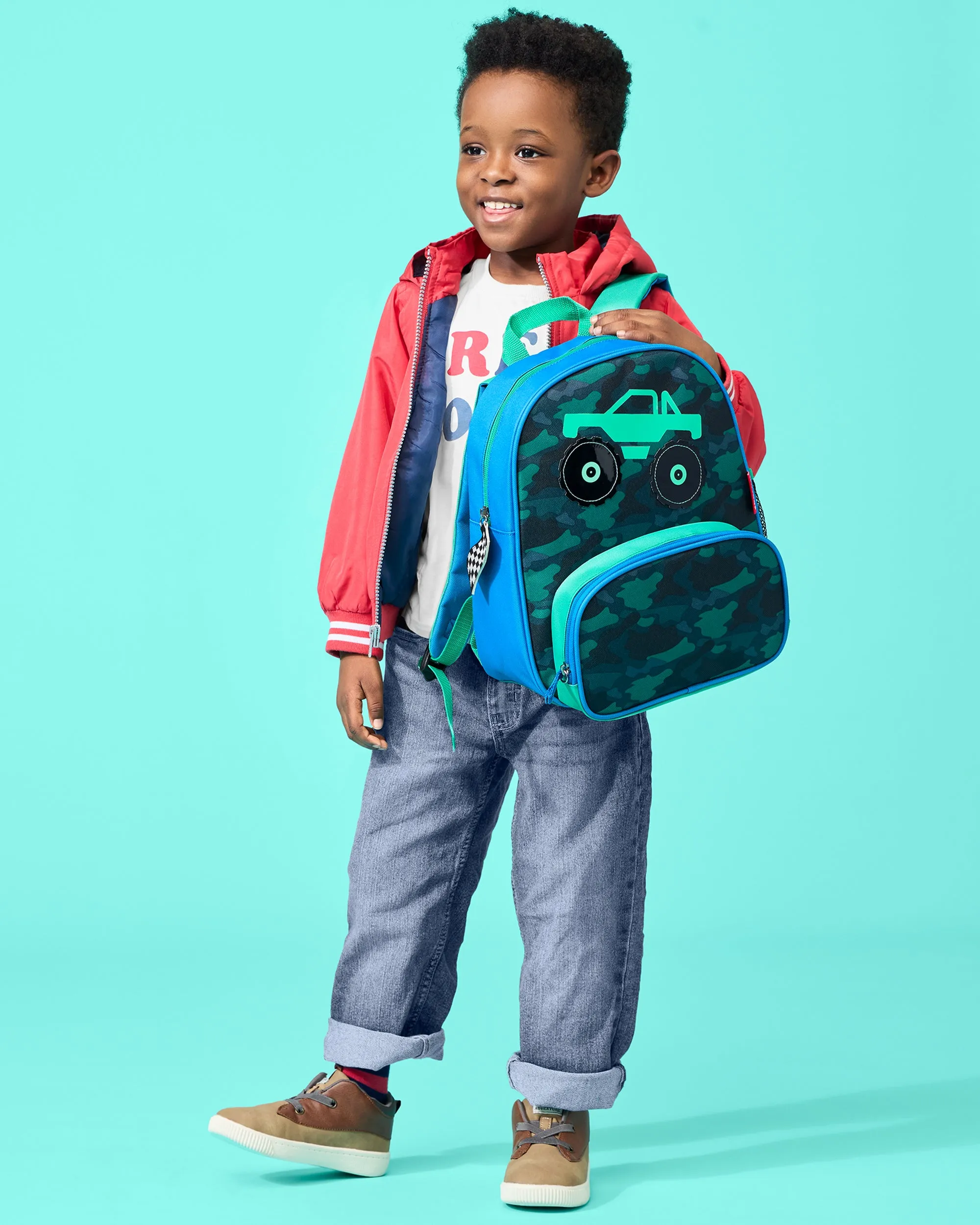 Skip Hop Spark Style Little Kid Backpack- Truck