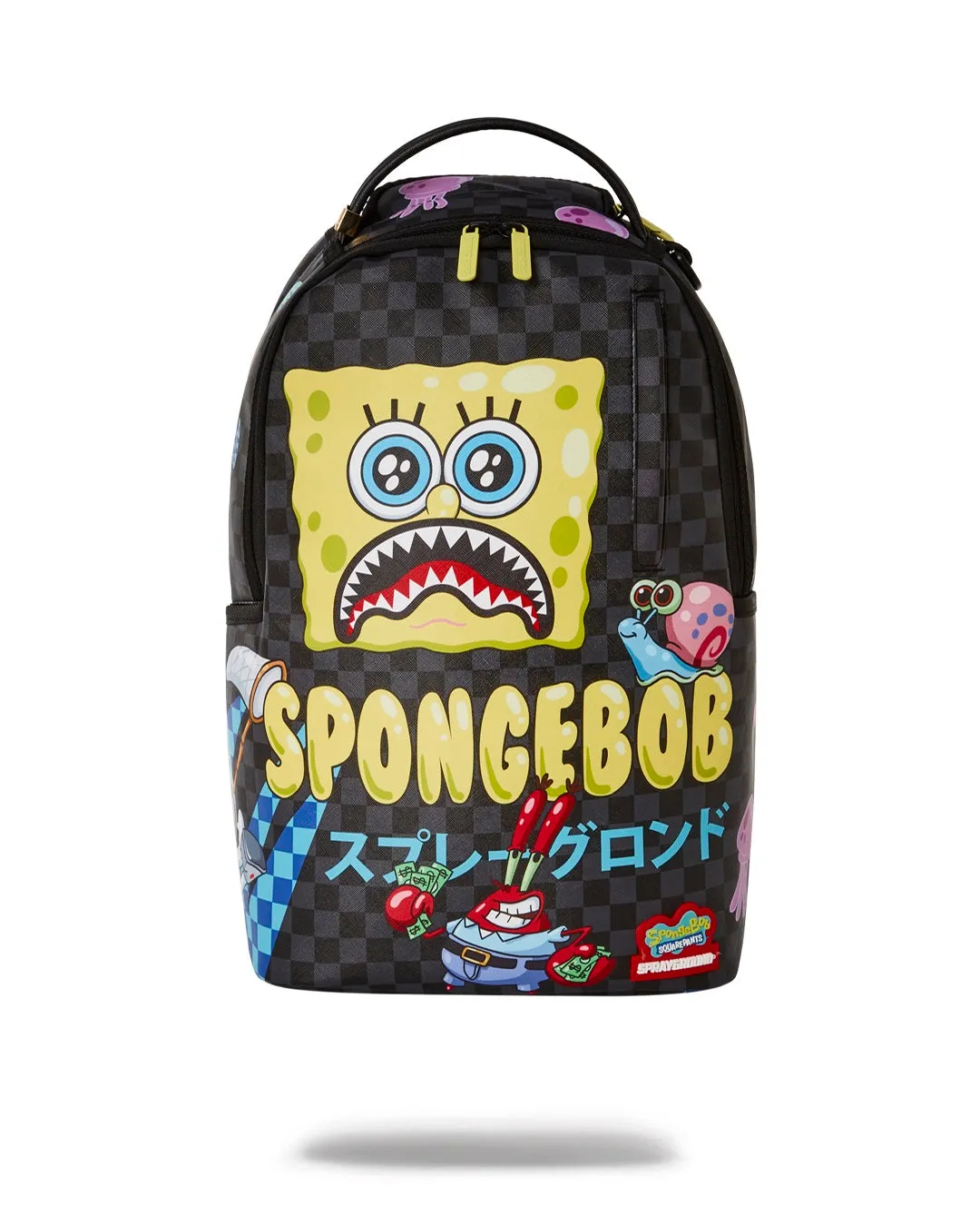 Sponge Bob Bubble Checkered 02 Dlxr Backpack