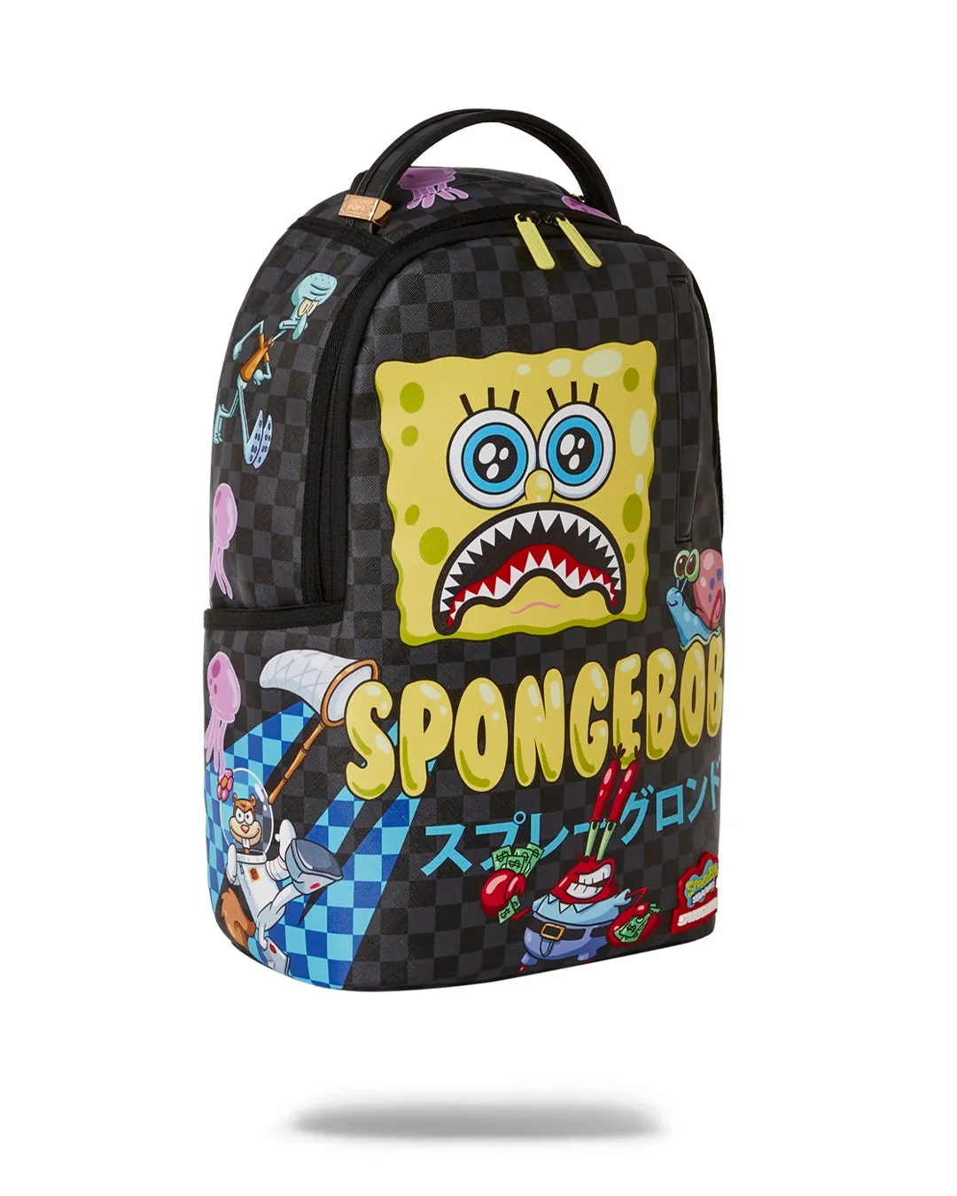 Sponge Bob Bubble Checkered 02 Dlxr Backpack