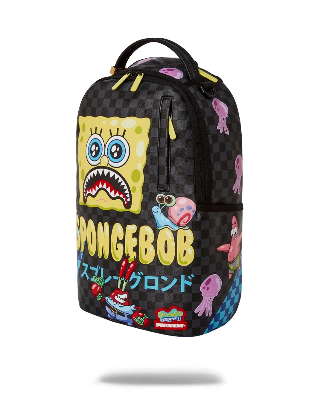 Sponge Bob Bubble Checkered 02 Dlxr Backpack