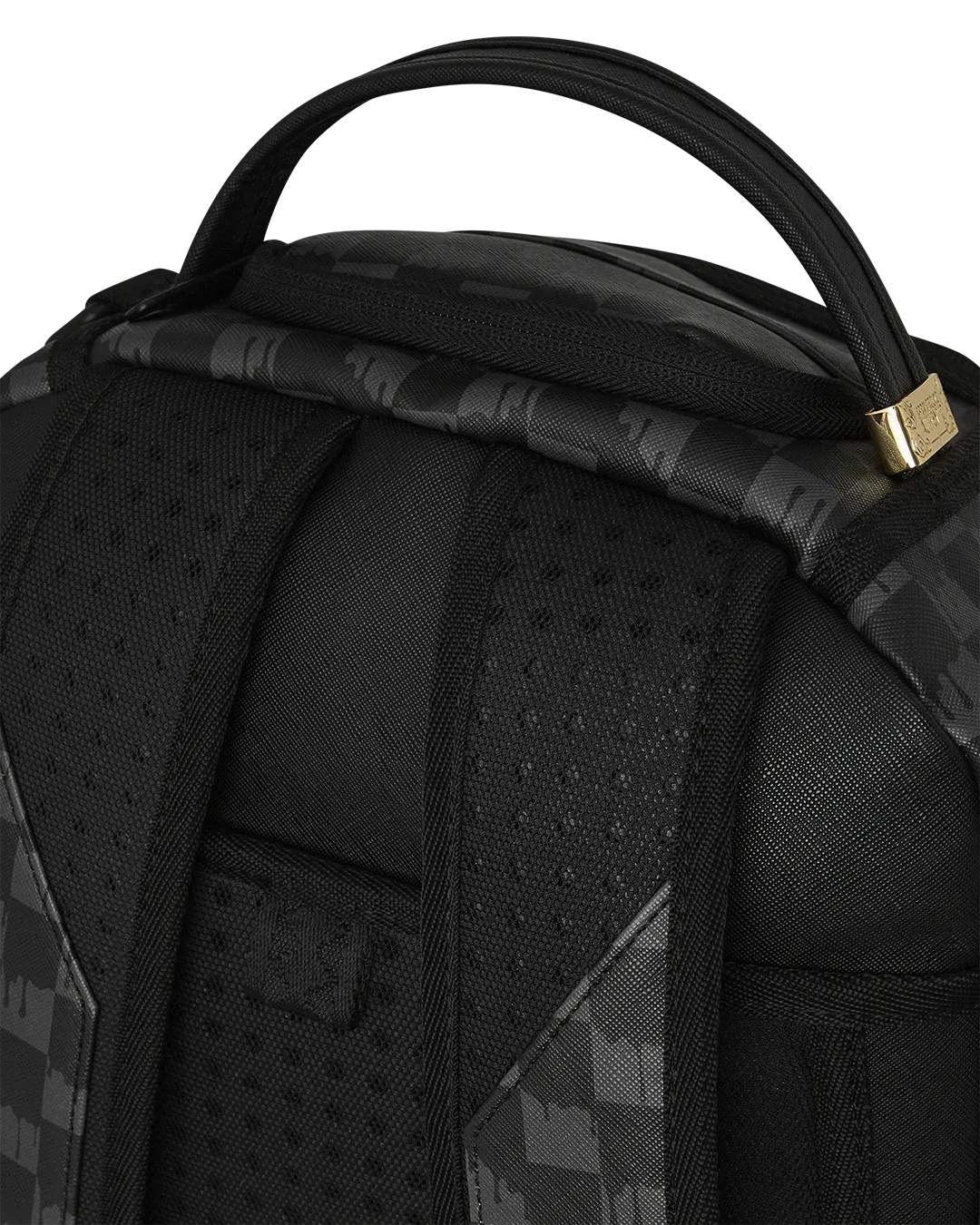 Sprayground Hangover Grey Drip Check DLXSV Backpack