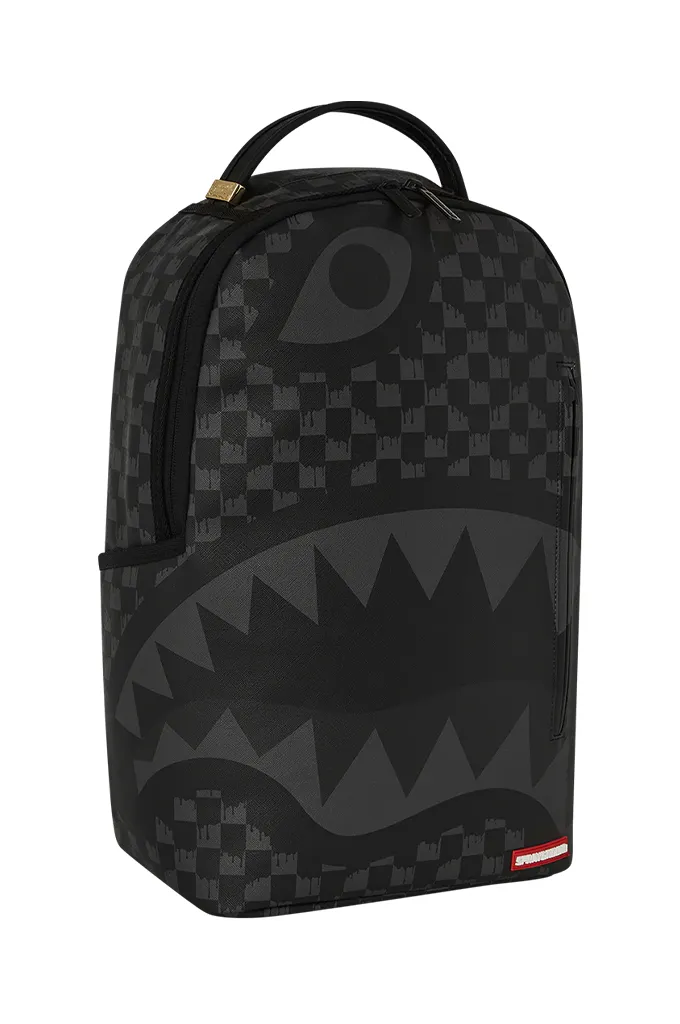 Sprayground Hangover Grey Drip Check DLXSV Backpack