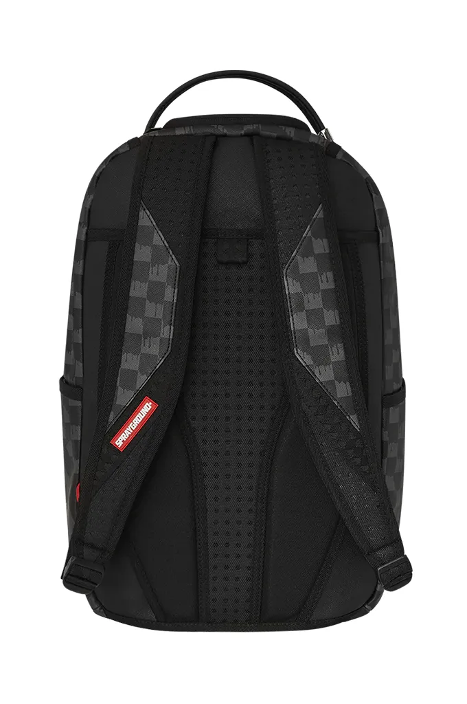 Sprayground Hangover Grey Drip Check DLXSV Backpack