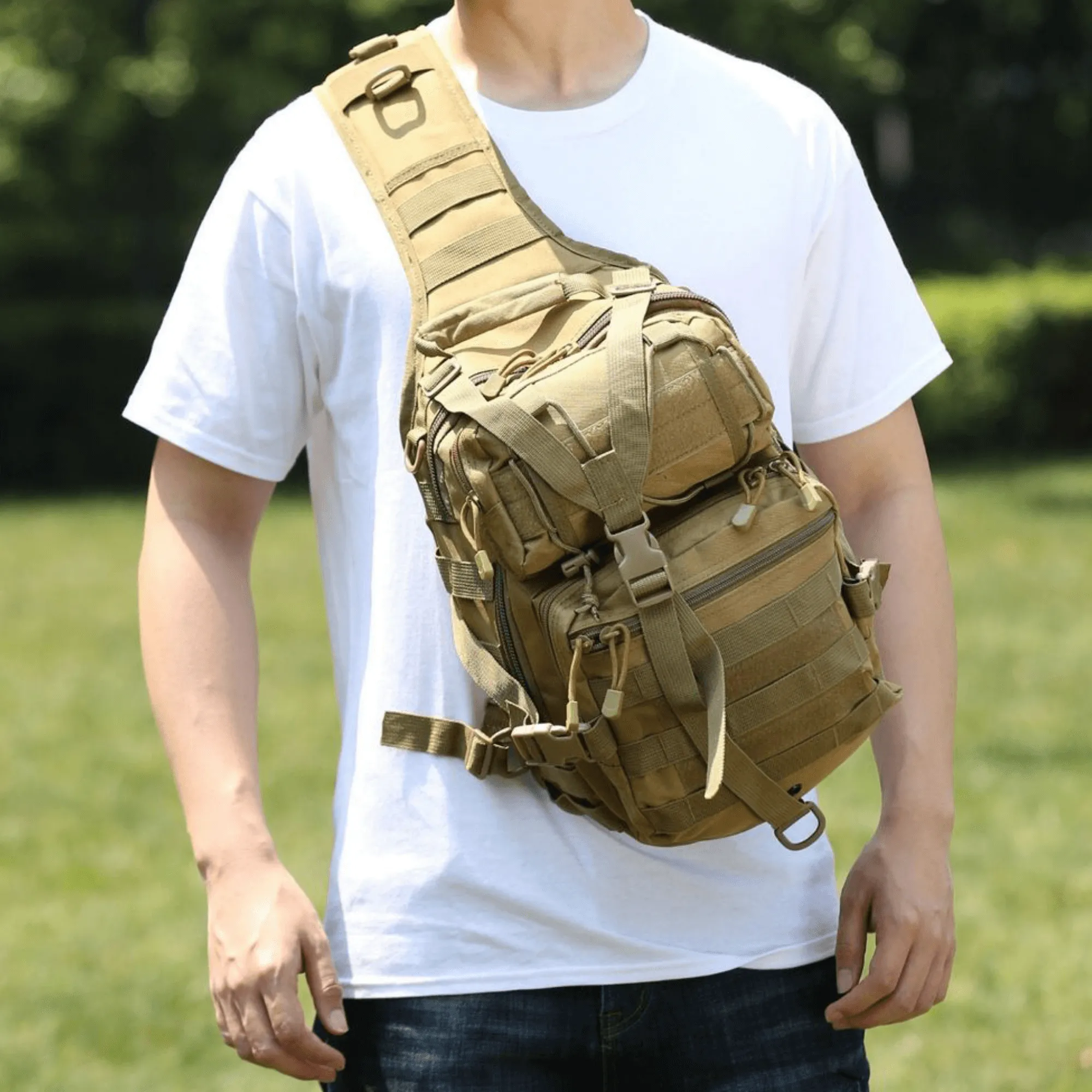 Tactical Military Medium Sling Range Bag by Jupiter Gear