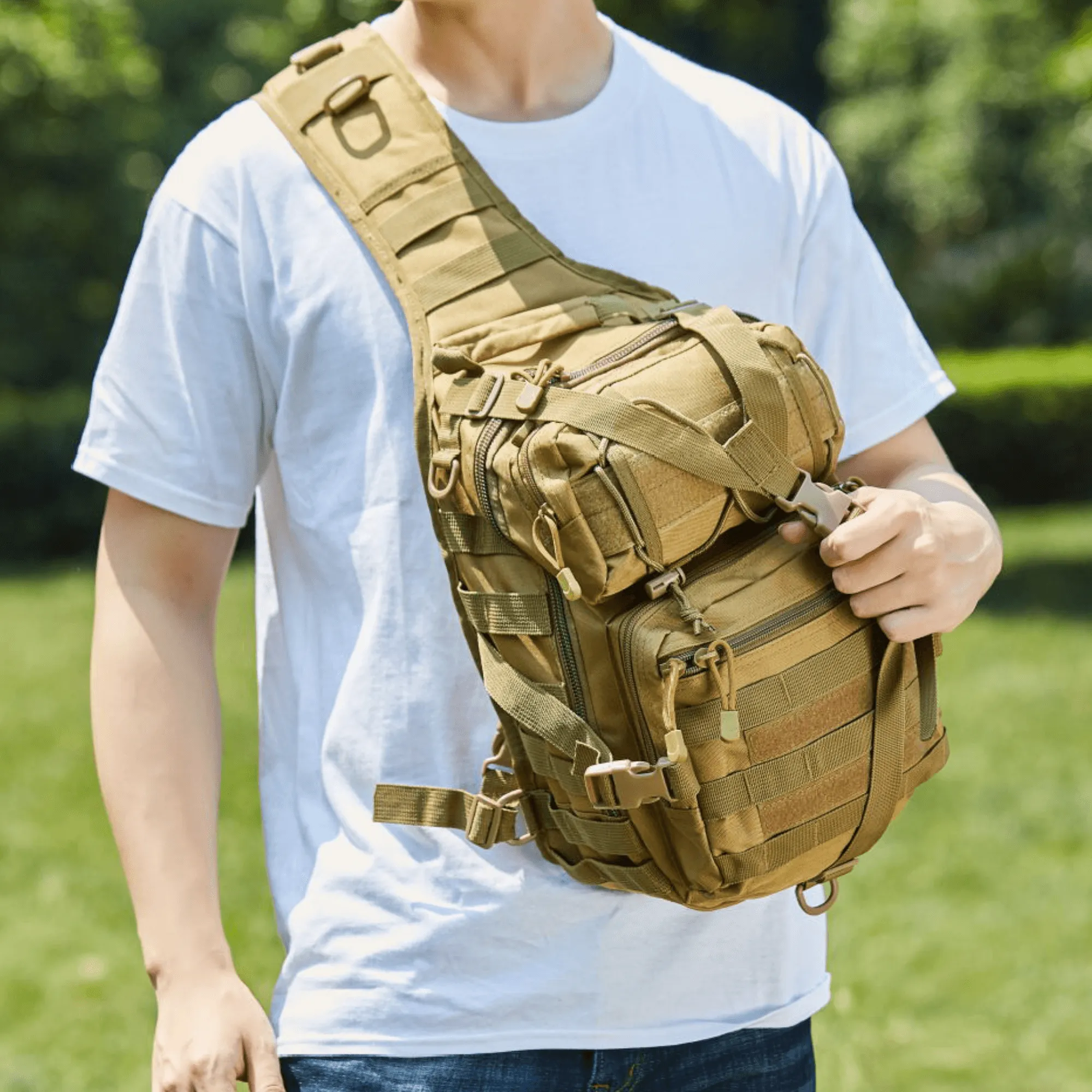 Tactical Military Medium Sling Range Bag by Jupiter Gear