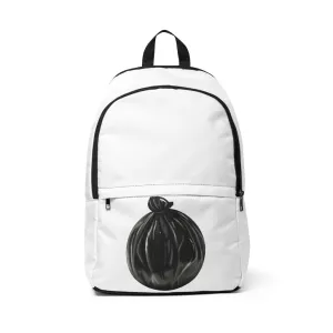 Trash Bag Unisex Fabric Backpack