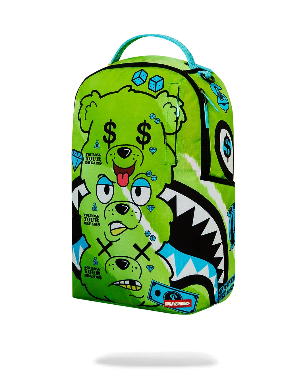 Triple Bear Green Dlxsr Backpack