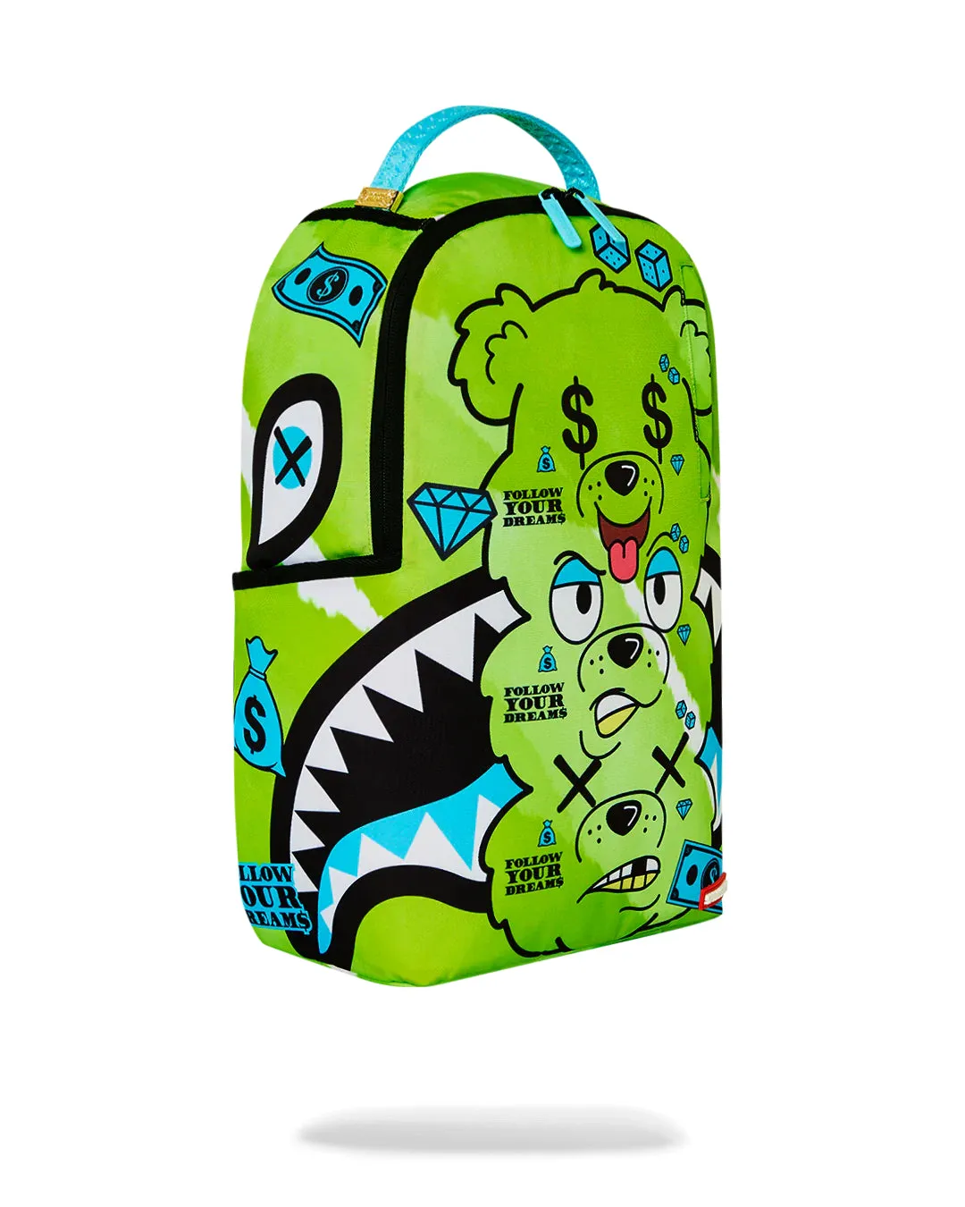 Triple Bear Green Dlxsr Backpack