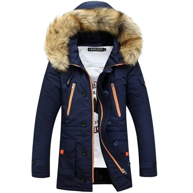 Winter Men's Long Parkas