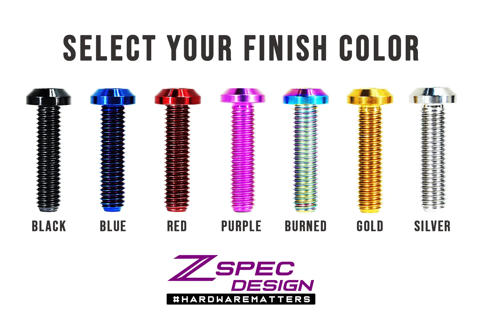 ZSPEC "Stage 1" Dress Up Bolts® Hardware Kit for Nissan Z RZ34, Titanium